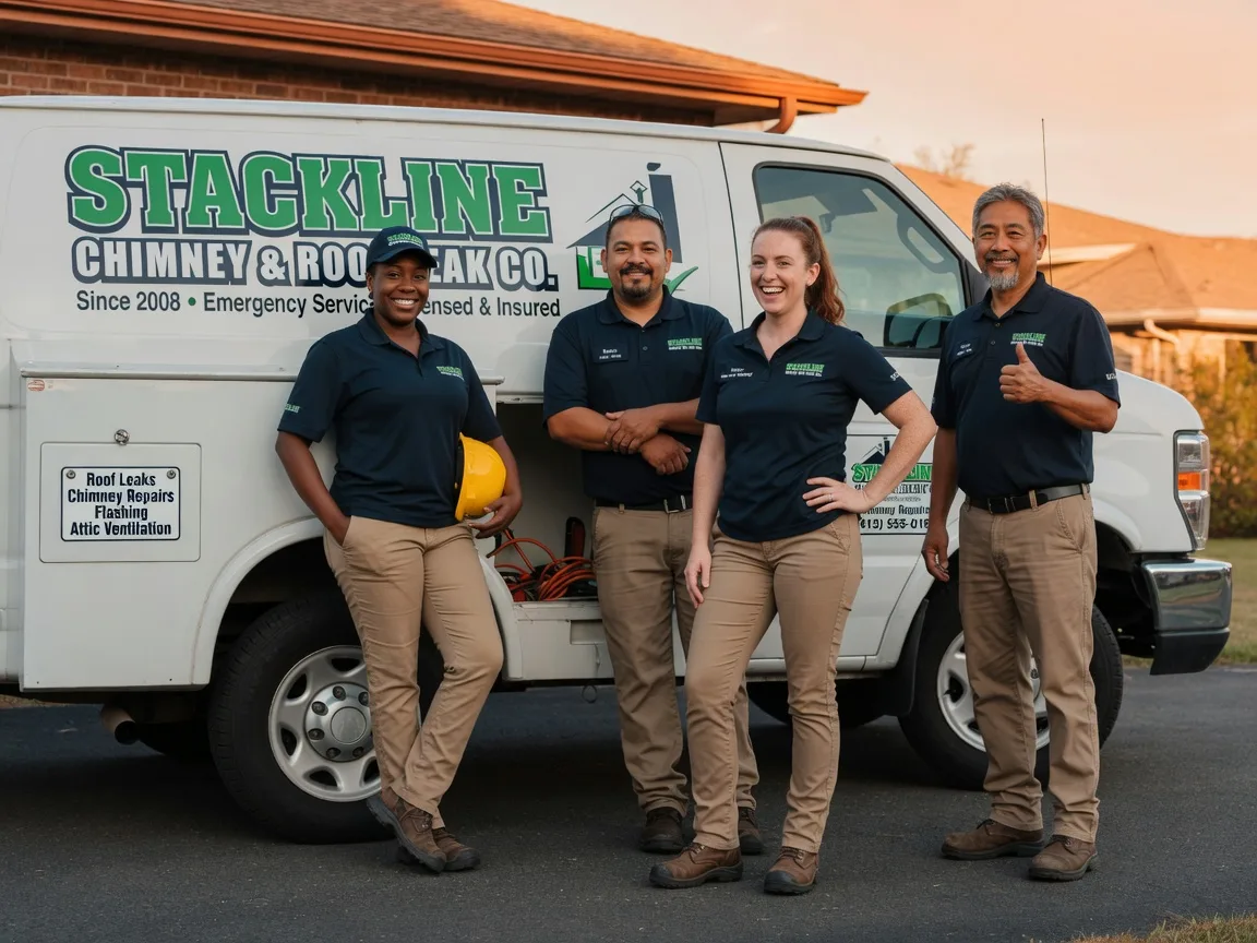 Chimney flashing repair company in Texhoma, TX